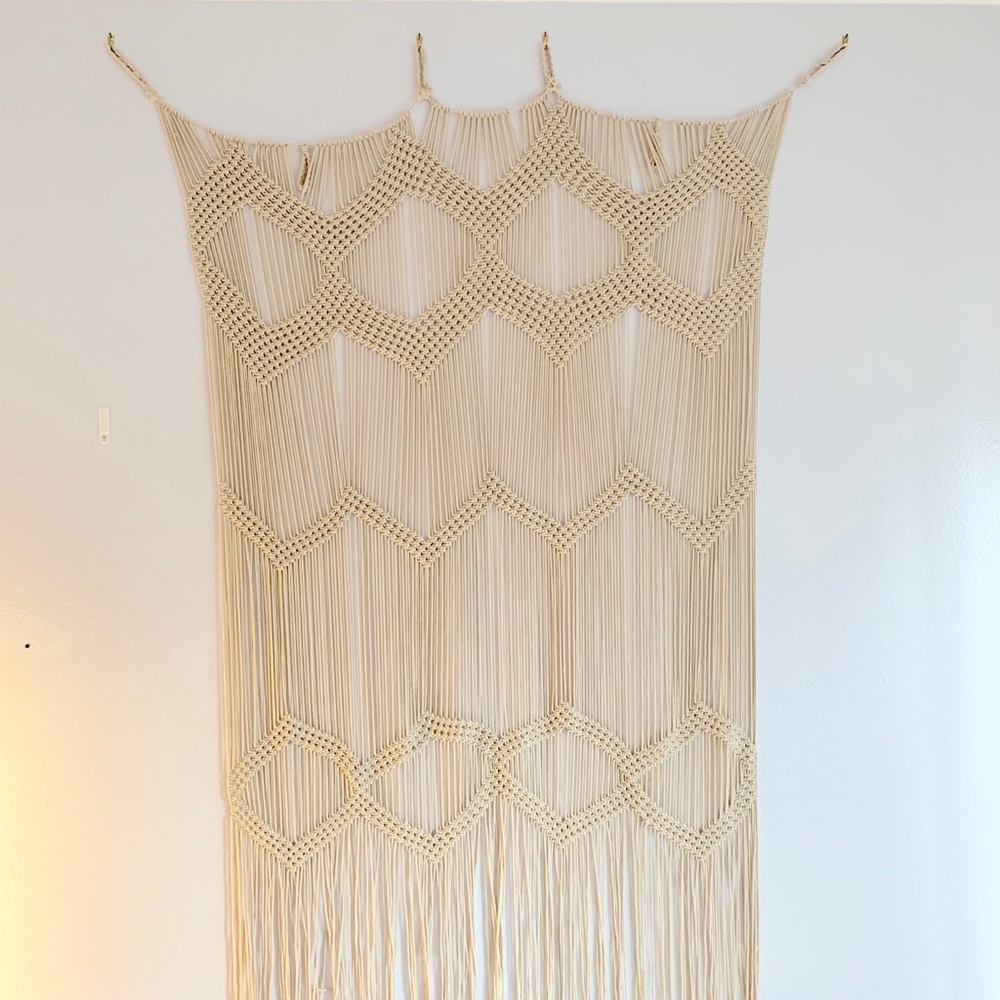 Large macrame wall hanging